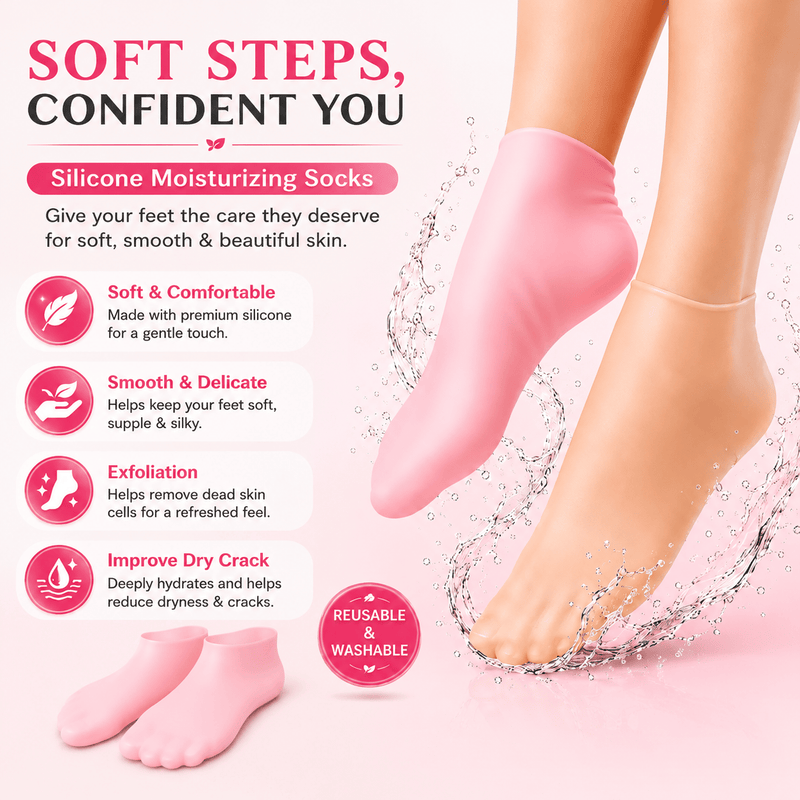 SoleSilk – Softening Silicone Foot Care Socks