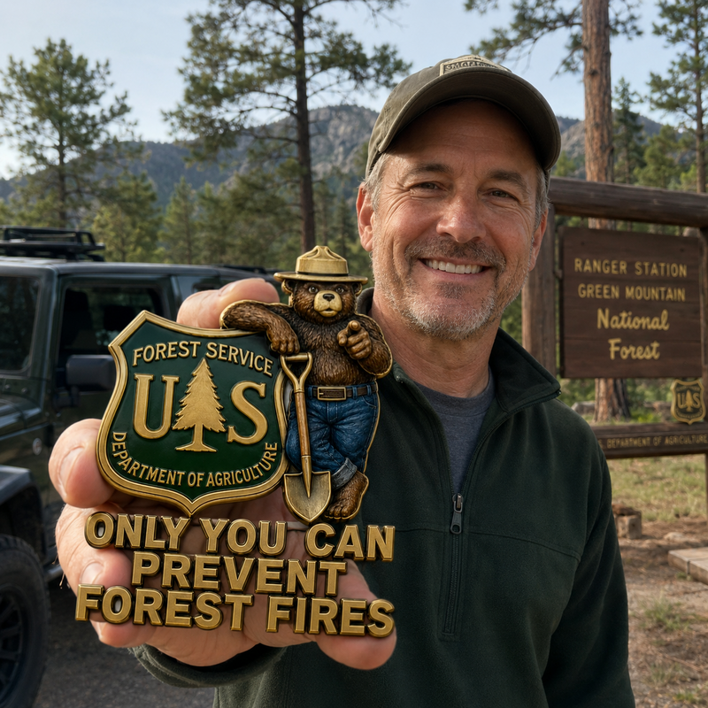 WildHonor  – Wildfire Prevention Metal Emblem