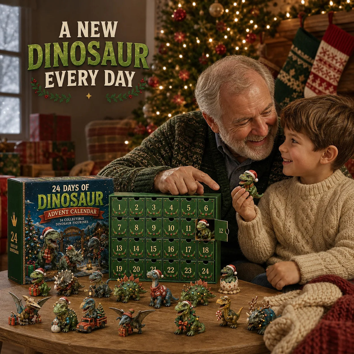DinoJoy – 24-Day Christmas Dinosaur Advent Calendar