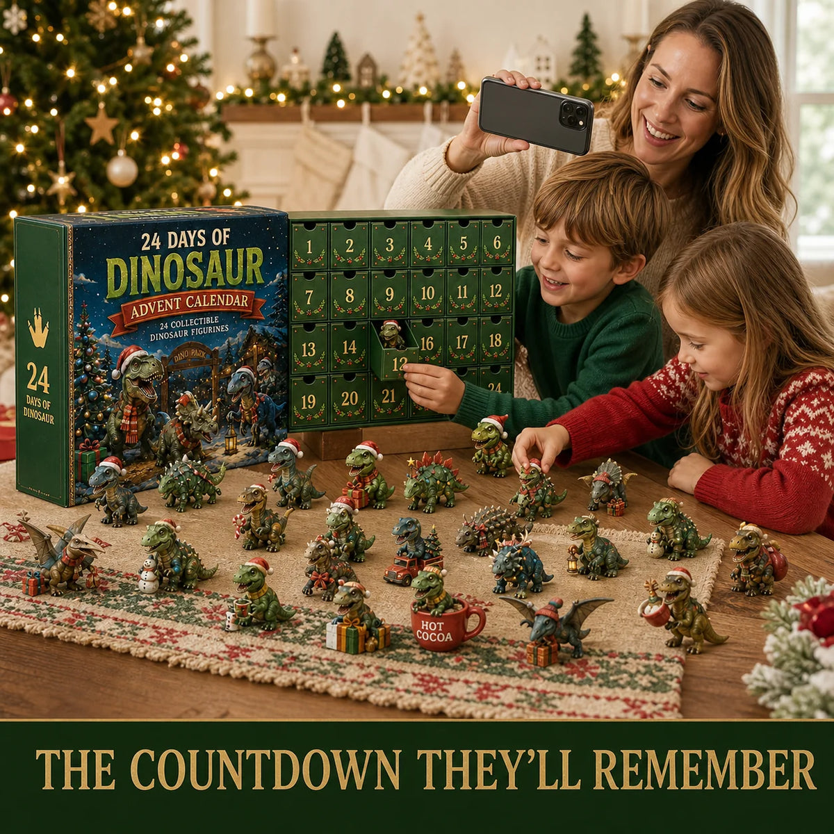 DinoJoy – 24-Day Christmas Dinosaur Advent Calendar