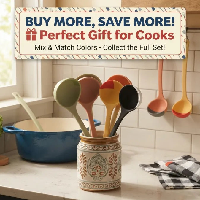 FlexServe – Premium 3-in-1 Silicone Cooking Spoon