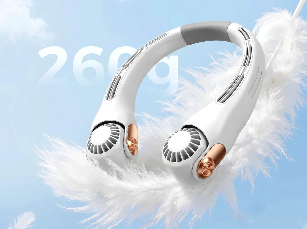 BreezeVanta – 360° Portable Neck Fan