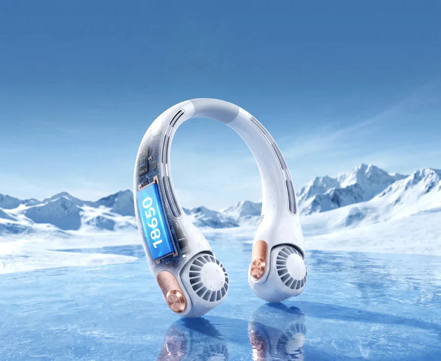 BreezeVanta – 360° Portable Neck Fan