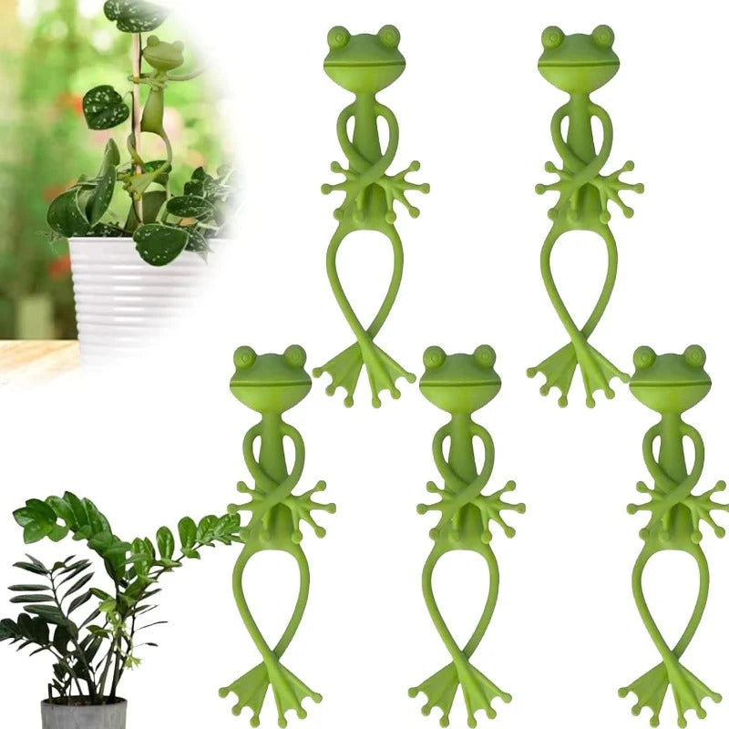 GardenGuard – Decorative Plant Support Frogs