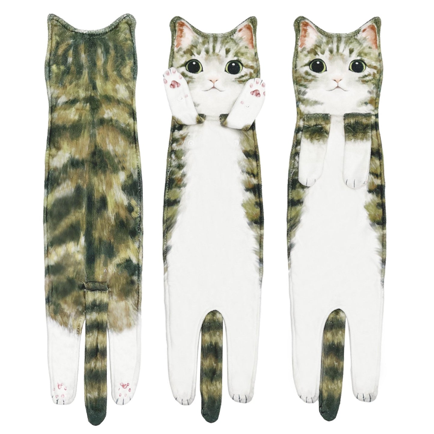 🎁 Funny Cat Hand Towels