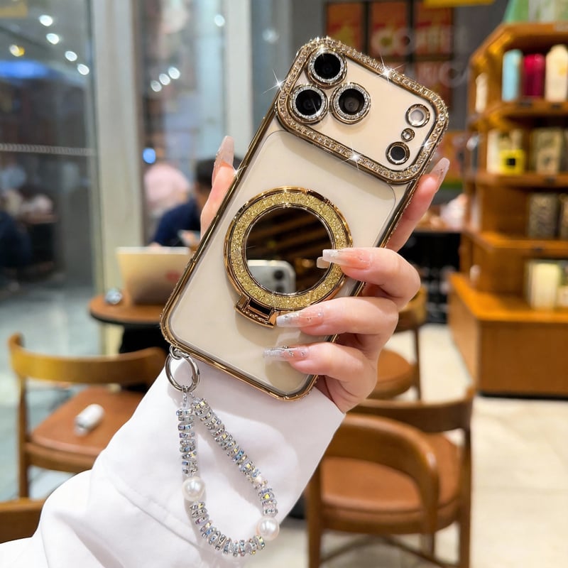 FlashFemme - Luxe Mirror Sparkle Case