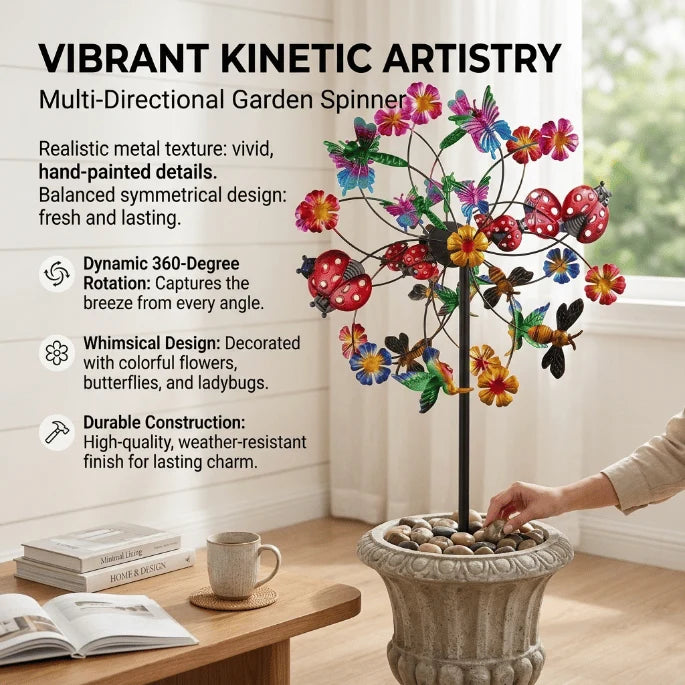 TwinkleBloom – Solar Flower Garden Décor