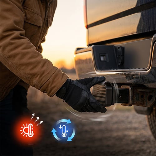 TowCrest – American Flag TPU Trailer Hitch Cover