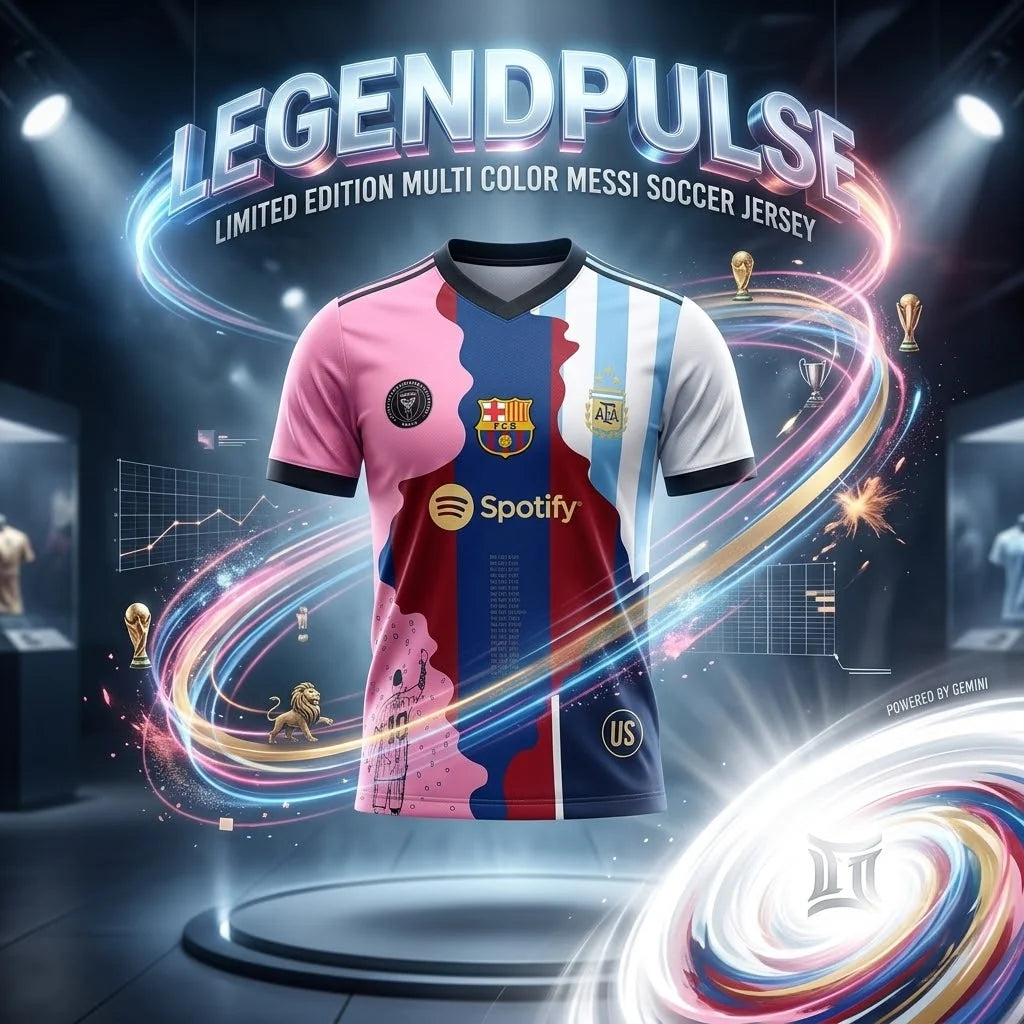 LegendPulse – Limited Edition Multi Color Messi Soccer Jersey