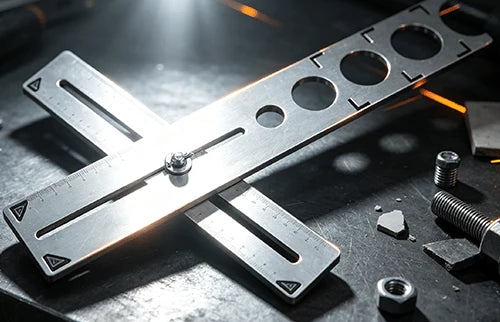 TileCraft – Stainless Steel Hole Marking Ruler