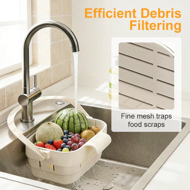 SinkMaster – Hangable Kitchen Sink Strainer & Storage Basket