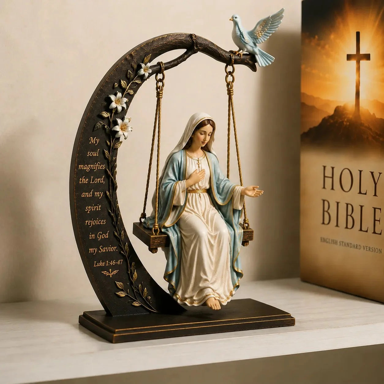 FaithGrace – Christian Jesus Swing Table Ornament