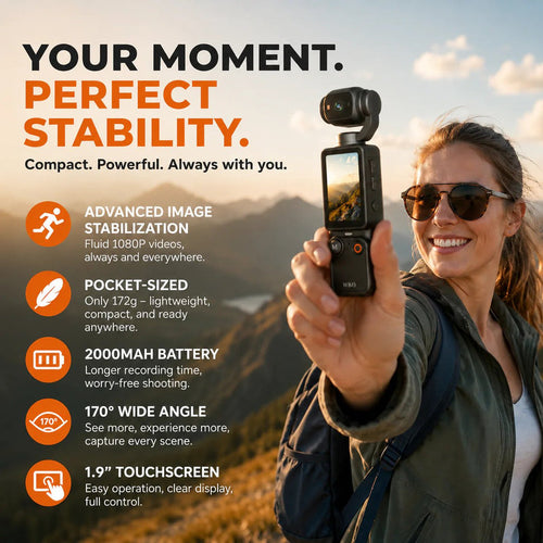 SnapVibe – Flip Screen Pocket Camera