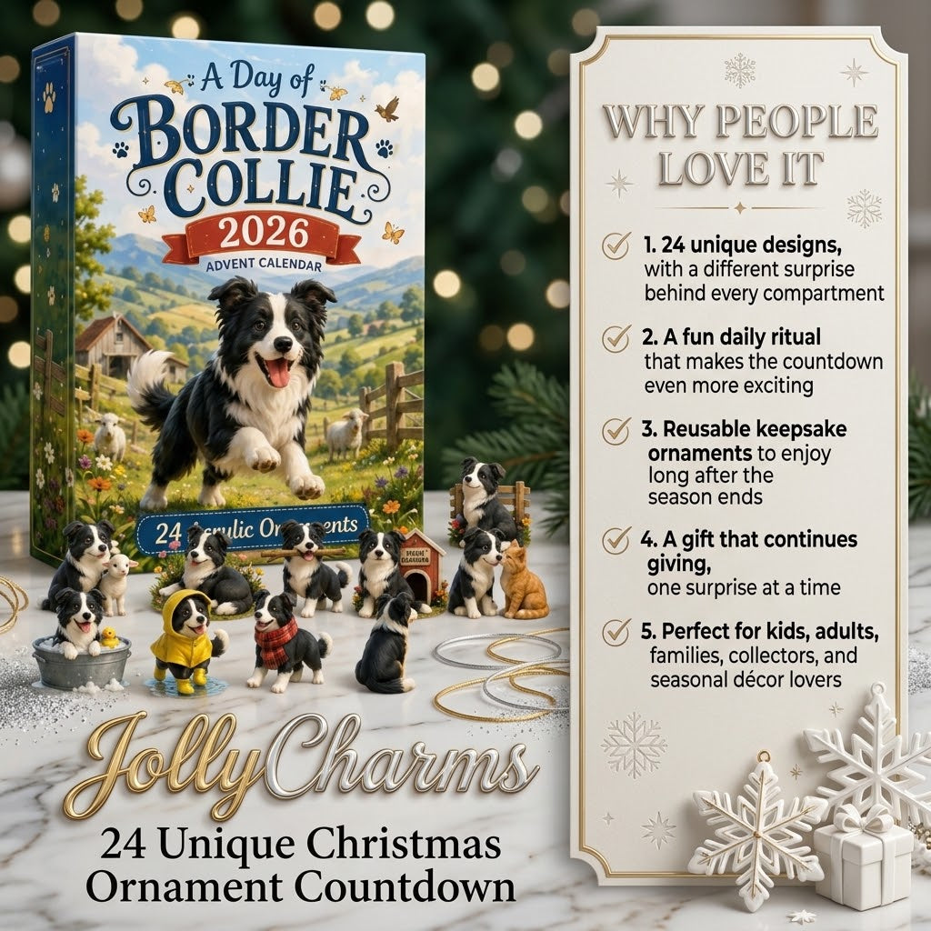 JollyCharms – 24 Unique Christmas Ornament Countdown