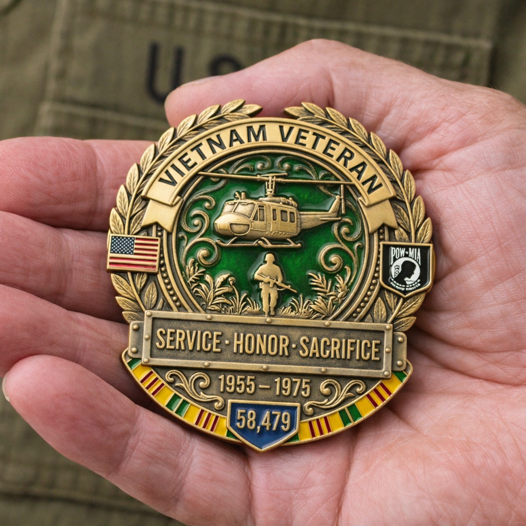 🦅 Last Day Promo: 60% OFF 🎖️Vietnam Veteran Honor Commemorative Pin