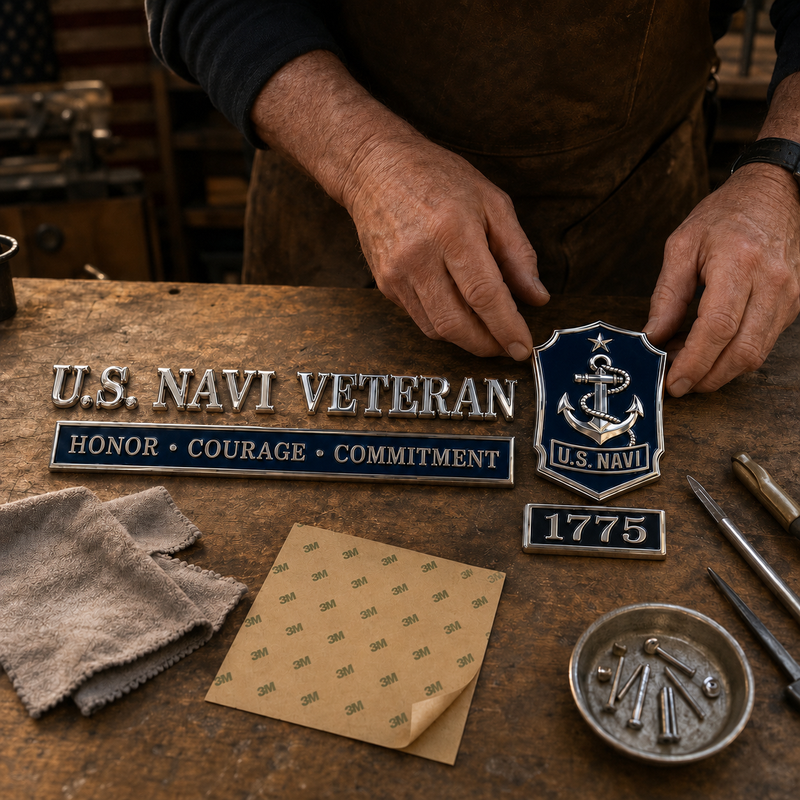 HonorDrive – U.S. Military Veteran Car Emblem