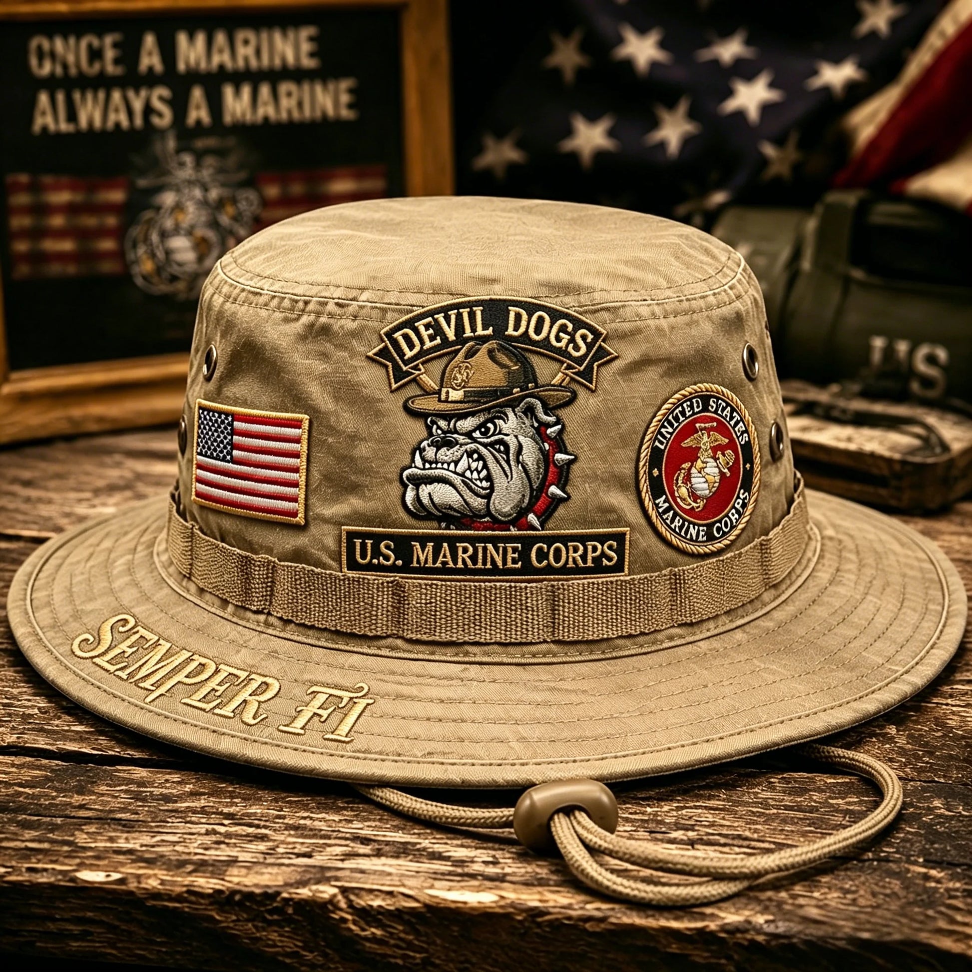 PatriotWear – Outdoor Military Tribute Boonie Hat