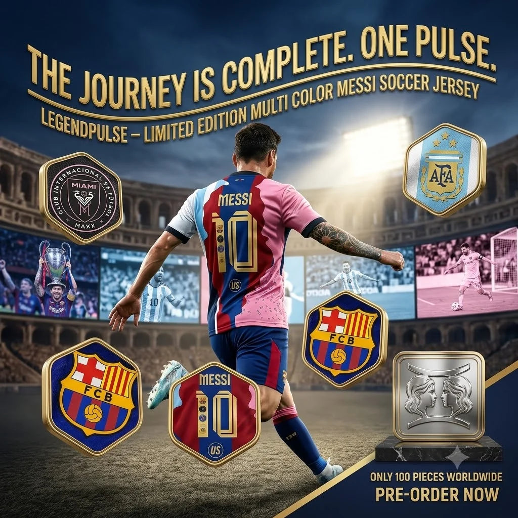 LegendPulse – Limited Edition Multi Color Messi Soccer Jersey