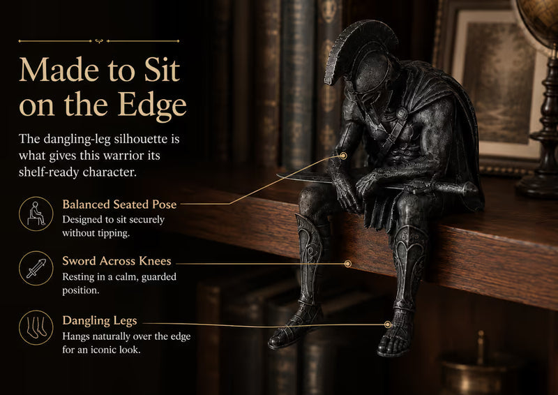 AthenorGuard – Ancient Greek Warrior Shelf Sitter
