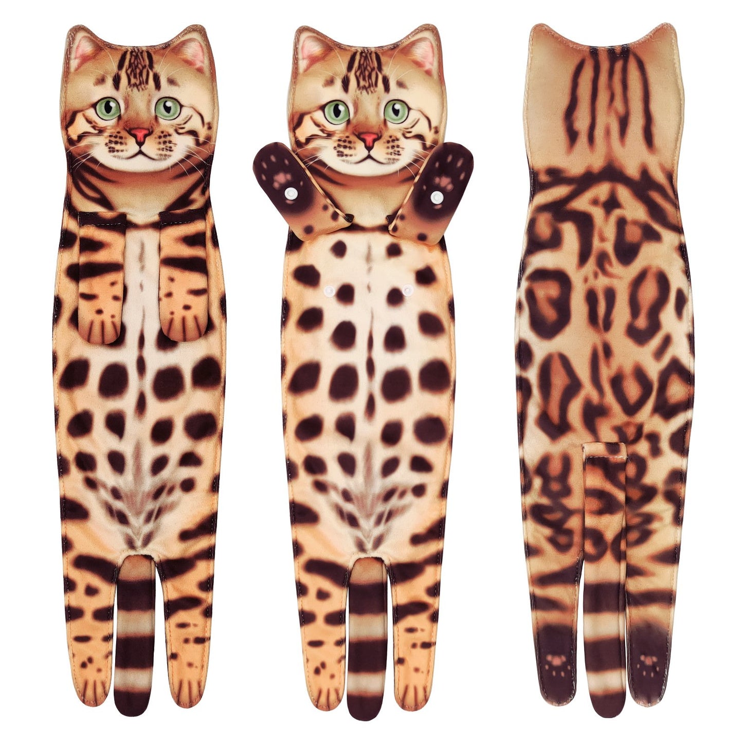 🎁 Funny Cat Hand Towels