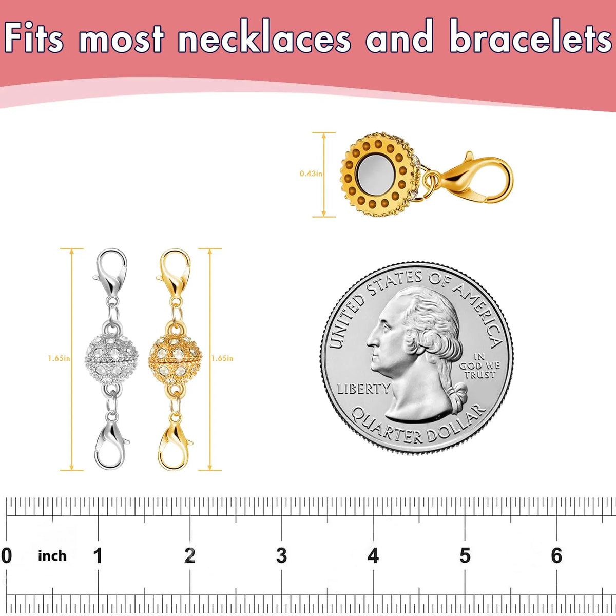 EasyGleam – Magnetic Necklace Clasp