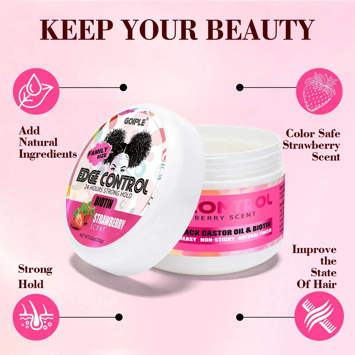 EdgeLock – Strong Hold Hair Edge Control Wax