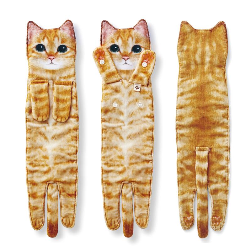 🎁 Funny Cat Hand Towels