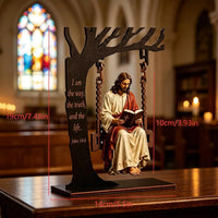 BlessedBranch – Jesus Under The Tree Ornament