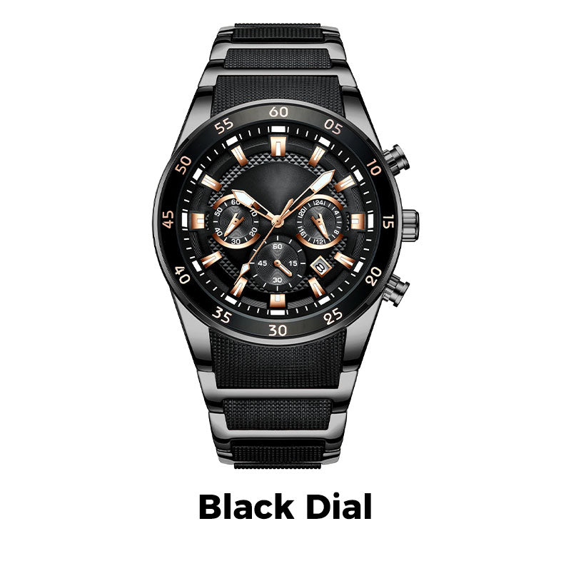 TimeForge – Rugged Men’s Multifunction Watch