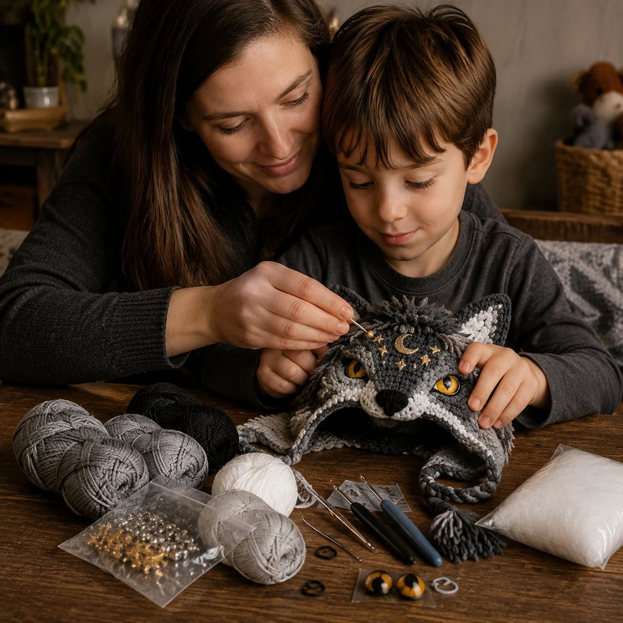MystiKnit – Fantasy Hood Hat Crochet Kit