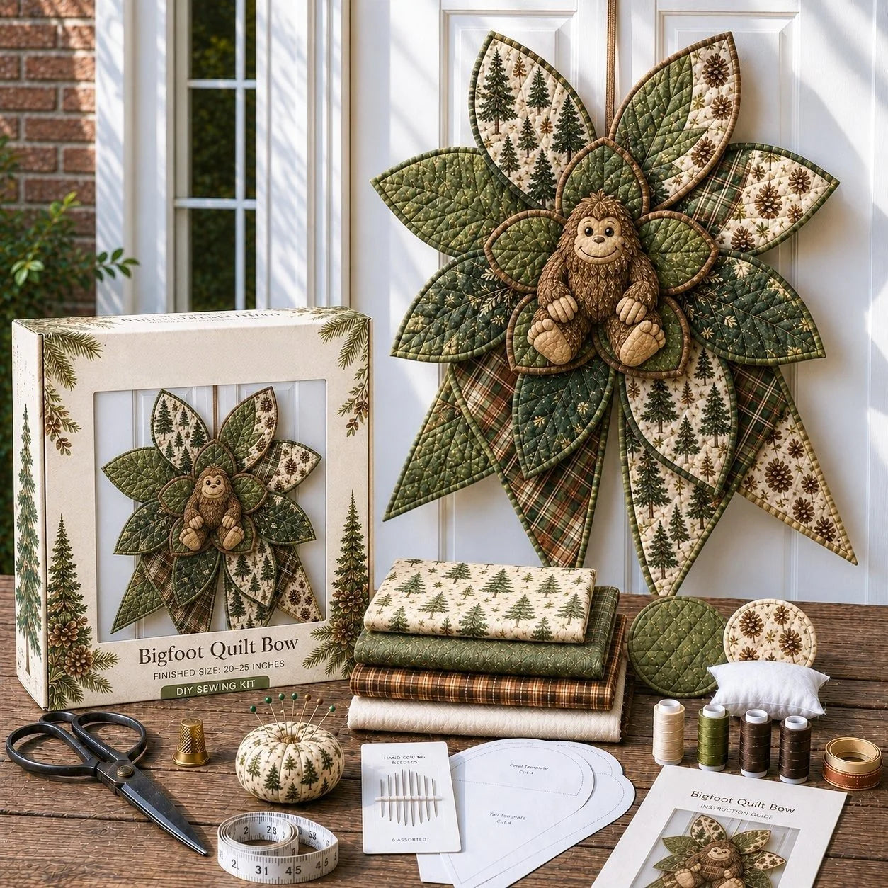 StitchCharm – Oversized 3D Quilted Bow Craft Kit