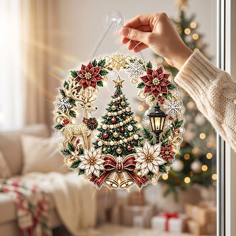 MerryLuxe – Christmas Diamond Painting Hanging Ornament
