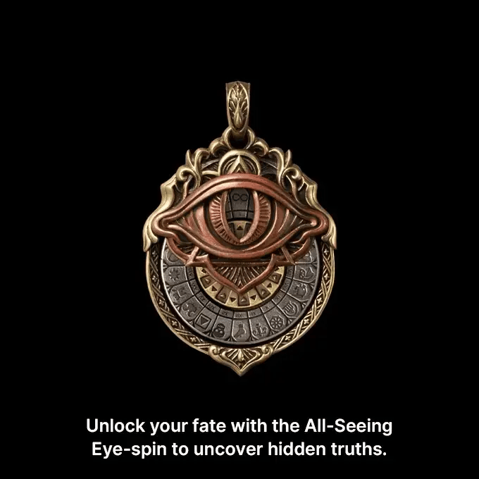 MysticEye – Handcrafted Tarot Eye Pendant