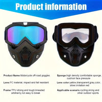 ShieldRide – Detachable Full-Face Outdoor Goggles