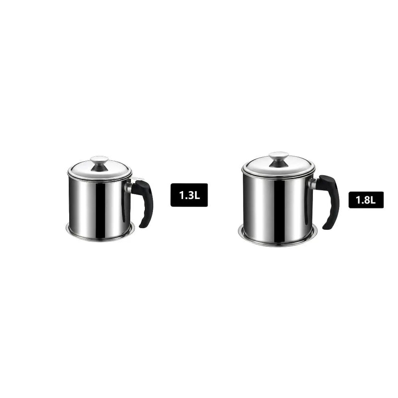 PurePour – Stainless Steel Oil Strainer Pot