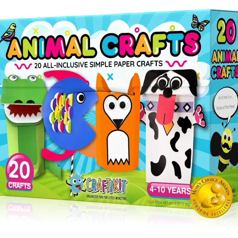 CraftJoy – 20-in-1 Kids Craft Activity Box