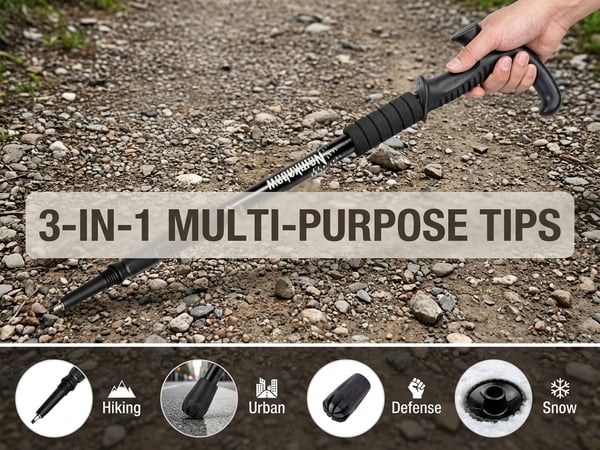 TrekMaster – Heavy-Duty All Terrain Walking Cane