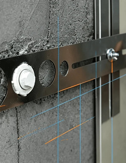 TileCraft – Stainless Steel Hole Marking Ruler