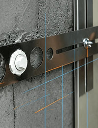 TileCraft – Stainless Steel Hole Marking Ruler