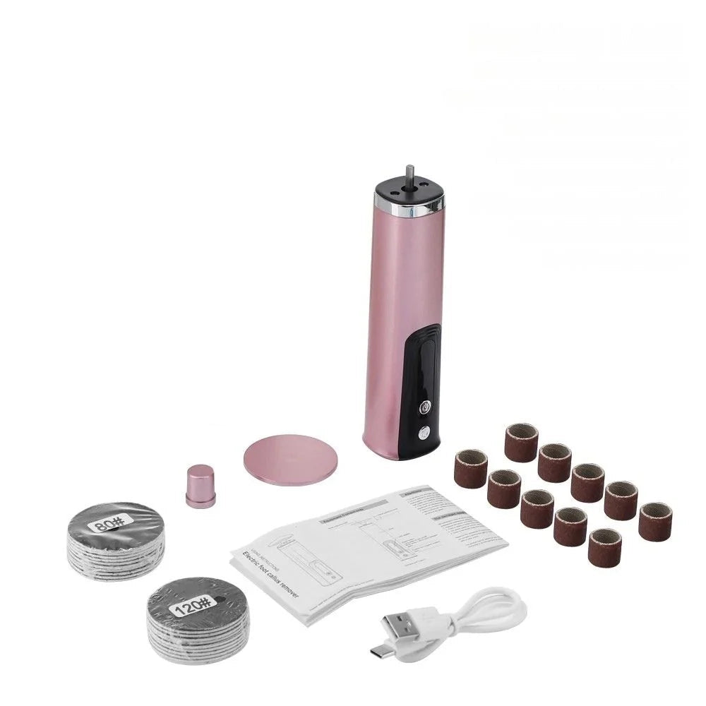 Electric callus remover tool for soft smooth feet at home, foot care