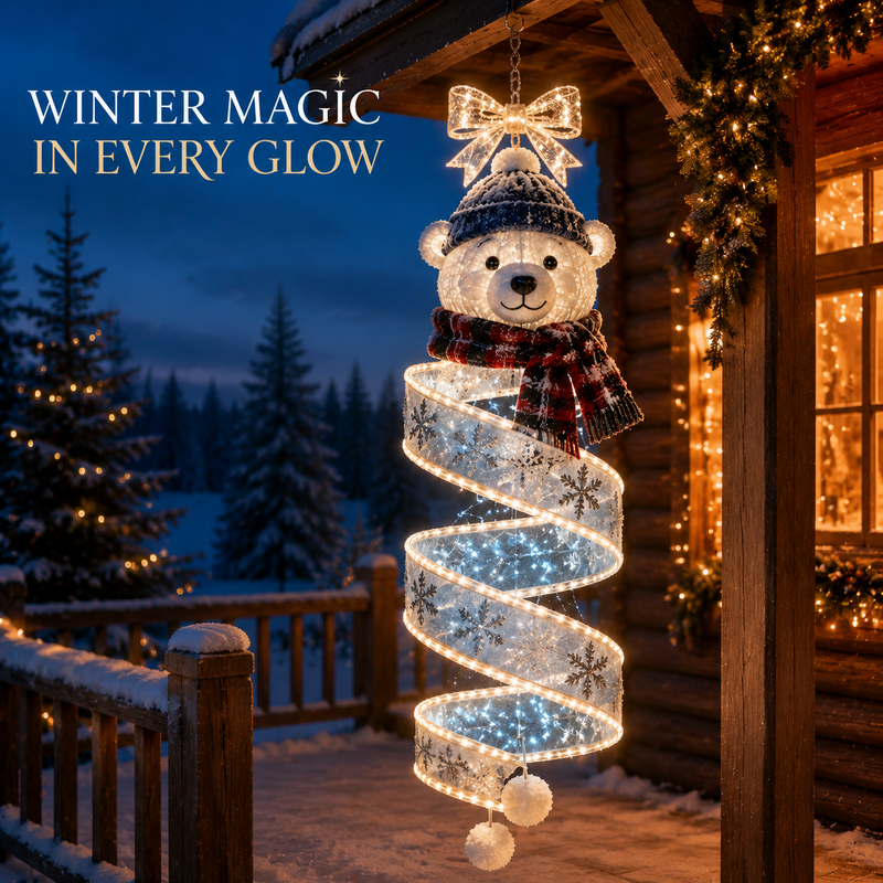 TwinkleVale – Christmas Magic Spiral Hanging LED Light
