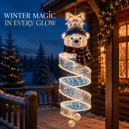 TwinkleVale – Christmas Magic Spiral Hanging LED Light