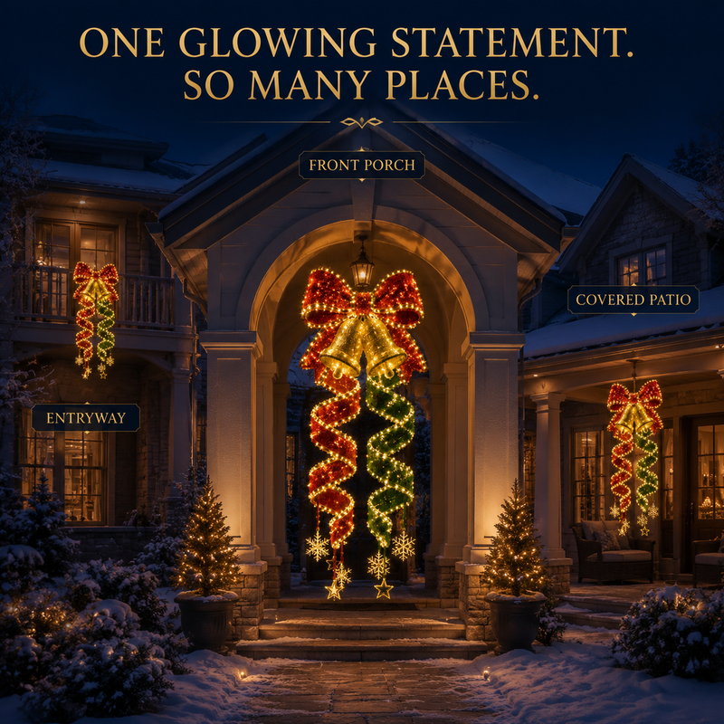 TwinkleVale – Christmas Magic Spiral Hanging LED Light