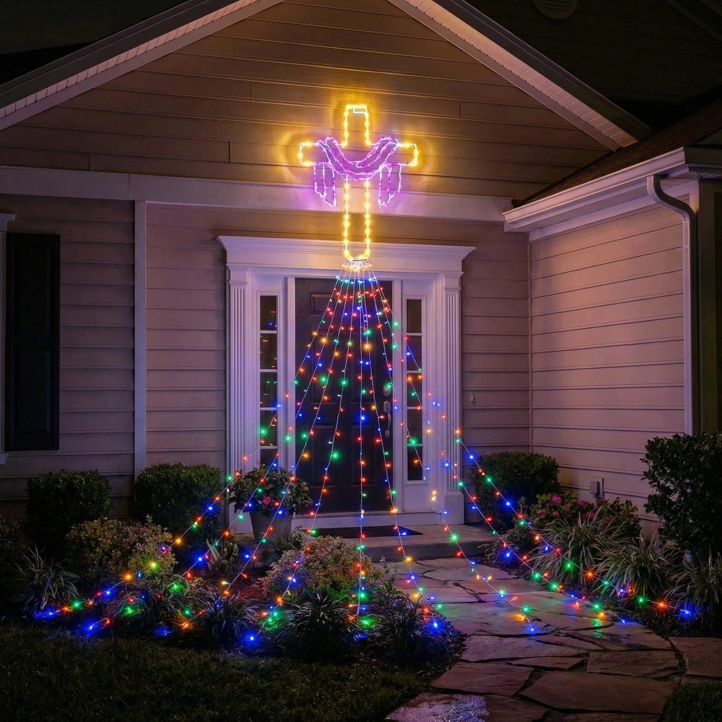 12 ft Easter Waterfall String Lights