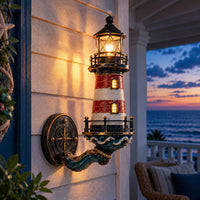 HarborLume – Vintage Coastal Lighthouse Wall Light