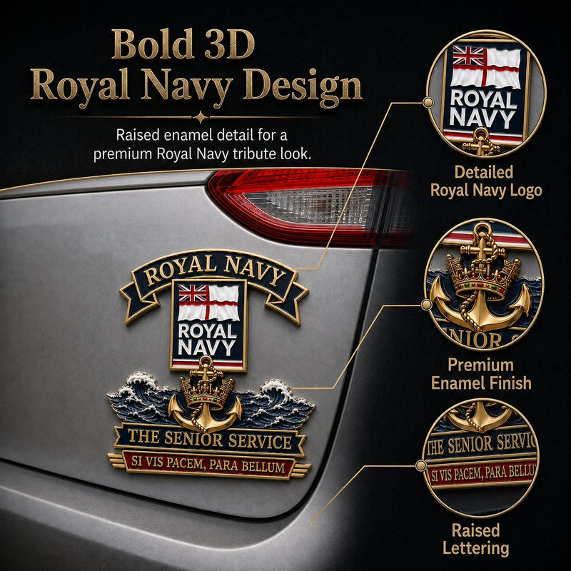 NavyCrest – Royal Navy Tribute Car Emblem