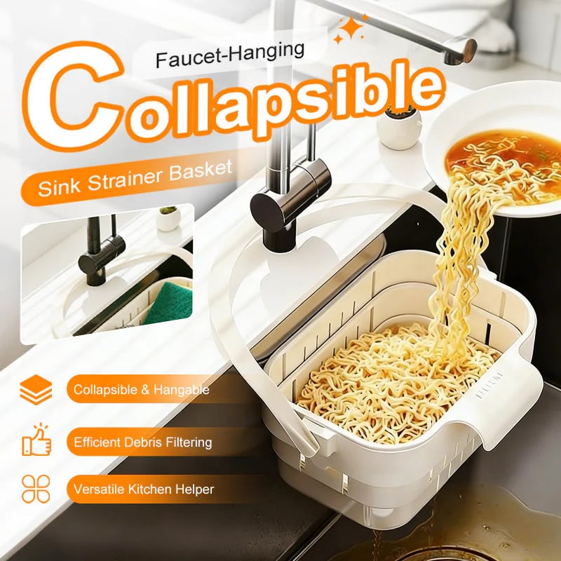 SinkMaster – Hangable Kitchen Sink Strainer & Storage Basket