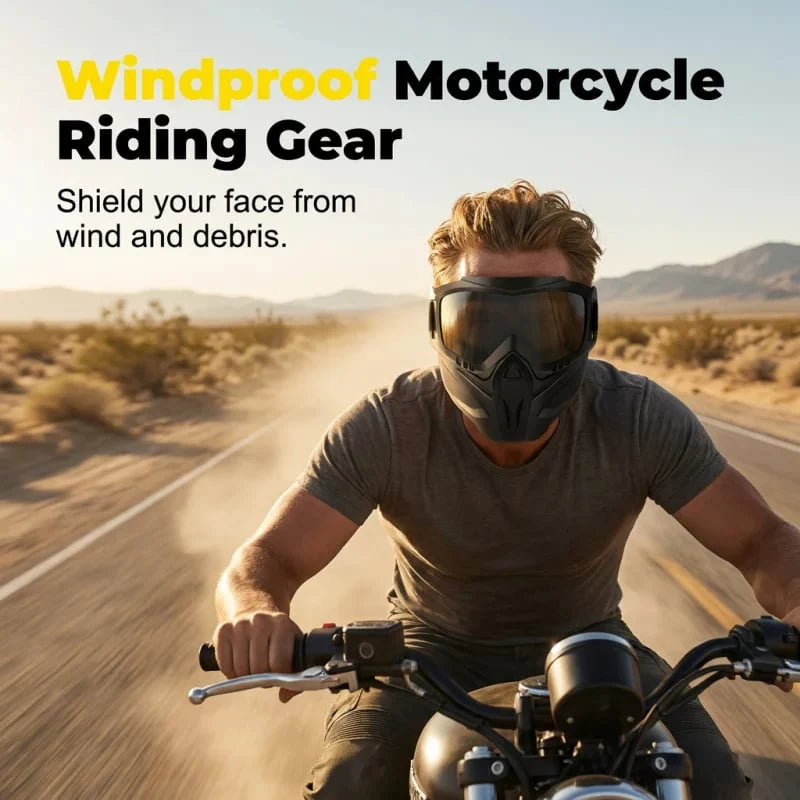 ShieldRide – Detachable Full-Face Outdoor Goggles