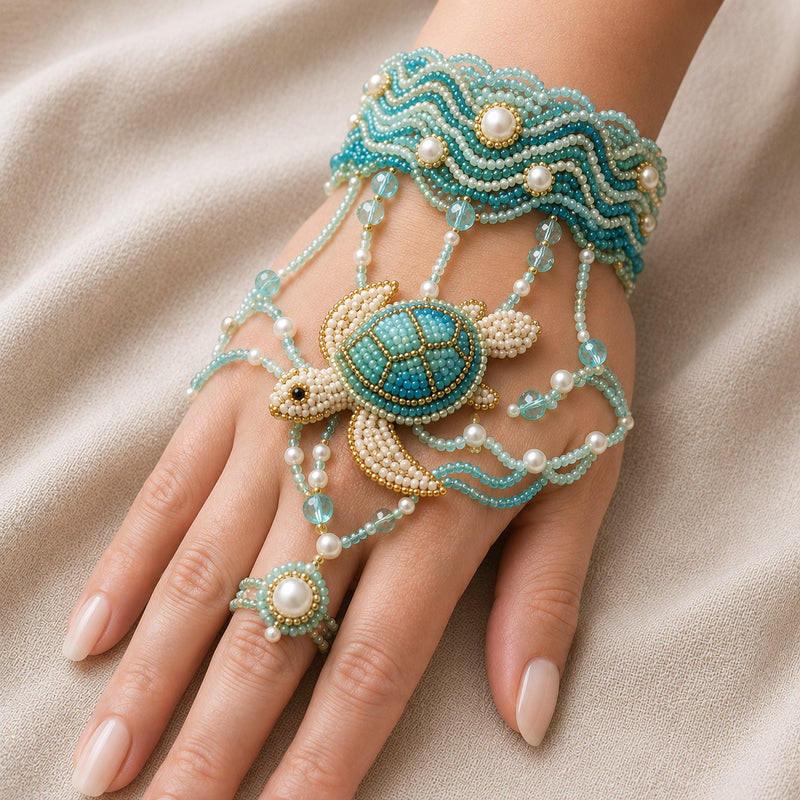 CraftBloom – DIY Beaded Wearable Art Bracelet Kit