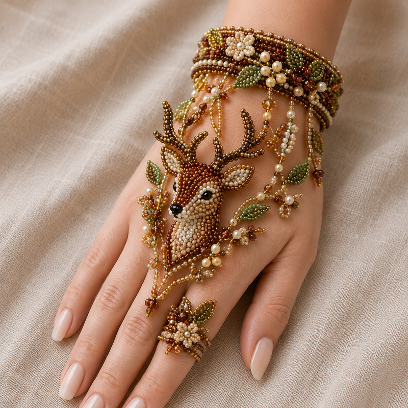 CraftBloom – DIY Beaded Wearable Art Bracelet Kit